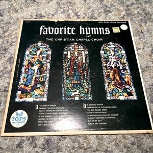 Favorite hymns, the Christian Chapel choir vintage vinyl record